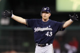 Milwaukee Brewers v St Louis Cardinals - Playoffs Game Four  St Louis  MO - October 13: Randy Wolf