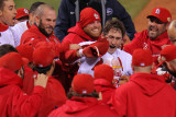2011 World Series Game 6 - Texas Rangers v St Louis Cardinals  St Louis  MO - Oct 27: David Freese