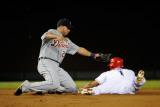 Detroit Tigers v Texas Rangers - Game Six  Arlington  TX - Oct 15: Elvis Andrus and Jhonny Peralta