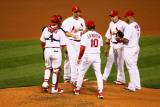 Brewers v St Louis Cardinals - G Four  St Louis  MO - Oct 13: Kyle Lohse and Tony LaRussa