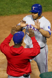 Texas Rangers v St Louis Cardinals  St Louis  MO - Oct 27: Nelson Cruz and Esteban German