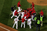 2011 World Series Game 6 - Texas Rangers v St Louis Cardinals  St Louis  MO - Oct 27: David Freese