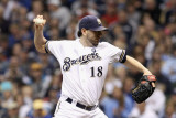 St Louis Cardinals v Milwaukee Brewers - Game Six  Milwaukee  WI - October 16: Shaun Marcum