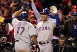 Texas Rangers v St Louis Cardinals  St Louis  MO - Oct 27: Nelson Cruz and David Murphy