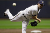 St Louis Cardinals v Milwaukee Brewers - Game Six  Milwaukee  WI - October 16: Shaun Marcum