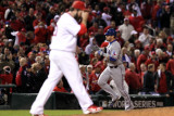 Texas Rangers v St Louis Cardinals  St Louis  MO - Oct 27: Josh Hamilton and Jason Motte