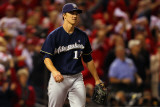 Milwaukee Brewers v St Louis Cardinals - Game Five  St Louis  MO - October 14: Zack Greinke