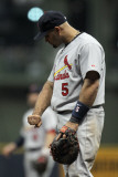 St Louis Cardinals v Milwaukee Brewers - Game Six  Milwaukee  WI - October 16: Albert Pujols