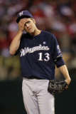 Milwaukee Brewers v St Louis Cardinals - Game Five  St Louis  MO - October 14: Zack Greinke