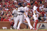 Milwaukee Brewers v St Louis Cardinals - Game Three  St Louis  MO - October 12: Rickie Weeks
