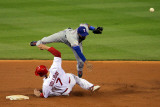Texas Rangers v St Louis Cardinals  St Louis  MO - Oct 27: Elvis Andrus and Matt Holliday