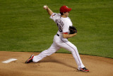 Detroit Tigers v Texas Rangers - Playoffs Game Six  Arlington  TX - October 15: Derek Holland