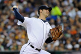 Texas Rangers v Detroit Tigers - Playoffs Game Four  Detroit  MI - October 12: Rick Porcello