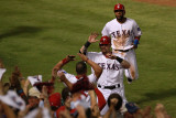 Detroit Tigers v Texas Rangers - Game Six  Arlington  TX - Oct 15: Josh Hamilton and Elvis Andrus