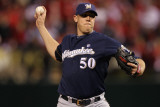 Milwaukee Brewers v St Louis Cardinals - Playoffs Game Five  St Louis  MO - October 14: Kameron Loe