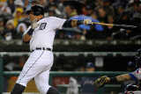Texas Rangers v Detroit Tigers - Playoffs Game Four  Detroit  MI - October 12: Miguel Cabrera