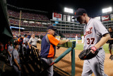 Detroit Tigers v Texas Rangers - Playoffs Game Six  Arlington  TX - October 15: Max Scherzer