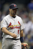 St Louis Cardinals v Milwaukee Brewers - Game Six  Milwaukee  WI - October 16: Albert Pujols