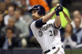 St Louis Cardinals v Milwaukee Brewers - Game Six  Milwaukee  WI - October 16: Jonathan Lucroy