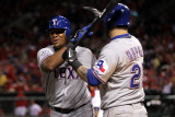 Texas Rangers v St Louis Cardinals  St Louis  MO - Oct 27: Adrian Beltre and Mike Napoli