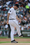 Texas Rangers v Detroit Tigers - Playoffs Game Four  Detroit  MI - October 12: Justin Verlander