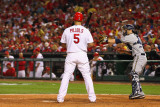 Milwaukee Brewers v St Louis Cardinals - Game Three  St Louis  MO - October 12: Albert Pujols
