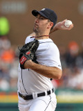 Texas Rangers v Detroit Tigers - Playoffs Game Five  Detroit  MI - October 13: Justin Verlander