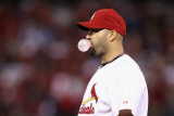 Milwaukee Brewers v St Louis Cardinals - Game Three  St Louis  MO - October 12: Albert Pujols