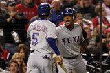 Texas Rangers v St Louis Cardinals  St Louis  MO - Oct 27: Ian Kinsler and Adrian Beltre