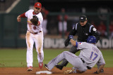 2011 G 6 - Texas Rangers v St Louis Cardinals  St Louis  MO - Oct 27: Nelson Cruz and Nick Punto