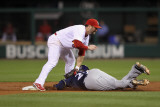 Milwaukee Brewers v Cardinals - G Five  St Louis  MO - Oct 14: Nick Punto and Carlos Gomez