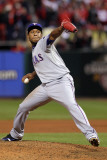 2011 World Series G 6 - Texas Rangers v St Louis Cardinals  St Louis  MO - Oct 27: Neftali Feliz