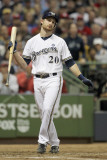 St Louis Cardinals v Milwaukee Brewers - Game Six  Milwaukee  WI - October 16: Jonathan Lucroy