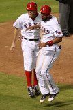 Detroit Tigers v Texas Rangers - Game Six  Arlington  TX - October 15: Ian Kinsler and Elvis Andrus