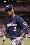 Milwaukee Brewers v St Louis Cardinals - Game Four  St Louis  MO - October 13: Nyjer Morgan