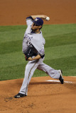 Milwaukee Brewers v St Louis Cardinals - Game Three  St Louis  MO - October 12: Yovani Gallardo