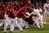 2011 World Series Game 6 - Texas Rangers v St Louis Cardinals  St Louis  MO - Oct 27: David Freese