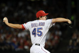 Detroit Tigers v Texas Rangers - Playoffs Game Six  Arlington  TX - October 15: Derek Holland