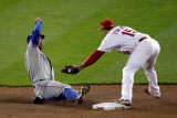 Texas Rangers v St Louis Cardinals  St Louis  MO - Oct 27: David Murphy and Rafael Furcal