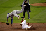 Texas Rangers v St Louis Cardinals  St Louis  MO - Oct 27: Elvis Andrus and Matt Holliday