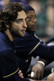 Milwaukee Brewers v Cardinals - G Five  St Louis  MO - Oct 14: Ryan Braun and Rickie Weeks