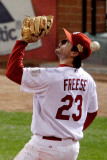 2011 World Series Game 6 - Texas Rangers v St Louis Cardinals  St Louis  MO - Oct 27: David Freese