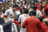St Louis Cardinals v Milwaukee Brewers - Game Six  Milwaukee  WI - October 16: David Freese