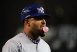 Texas Rangers v Detroit Tigers - Playoffs Game Four  Detroit  MI - October 12: Yorvit Torrealba