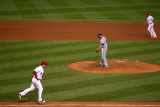 Texas Rangers v St Louis Cardinals  St Louis  MO - Oct 27: David Freese and Colby Lewis