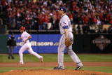 Texas Rangers v St Louis Cardinals  St Louis  MO - Oct 27: Lance Berkman and Colby Lewis