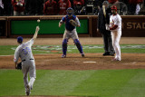 Texas Rangers v St Louis Cardinals  St Louis  MO - Oct 27: Albert Pujols and Scott Feldman
