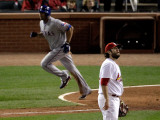 2011 G 6 - Texas Rangers v St Louis Cardinals  St Louis  MO - Oct 27: Nelson Cruz and Lance Lynn