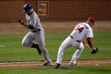 Texas Rangers v St Louis Cardinals  St Louis  MO - Oct 27: Mitch Moreland and Marc Rzepczynski