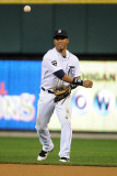 Texas Rangers v Detroit Tigers - Playoffs Game Four  Detroit  MI - October 12: Ramon Santiago